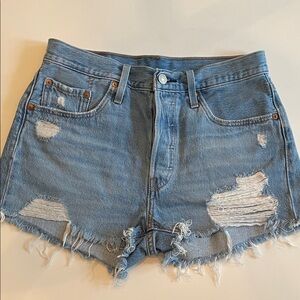 Levi’s cutoff denim shorts